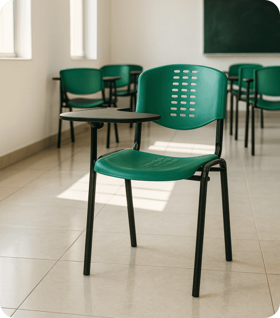 Chair with Writing Pad hover preview