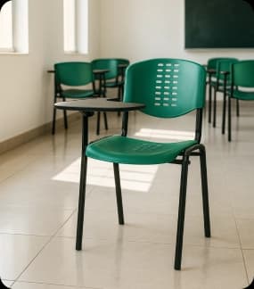 Chair with Writing Pad hover preview
