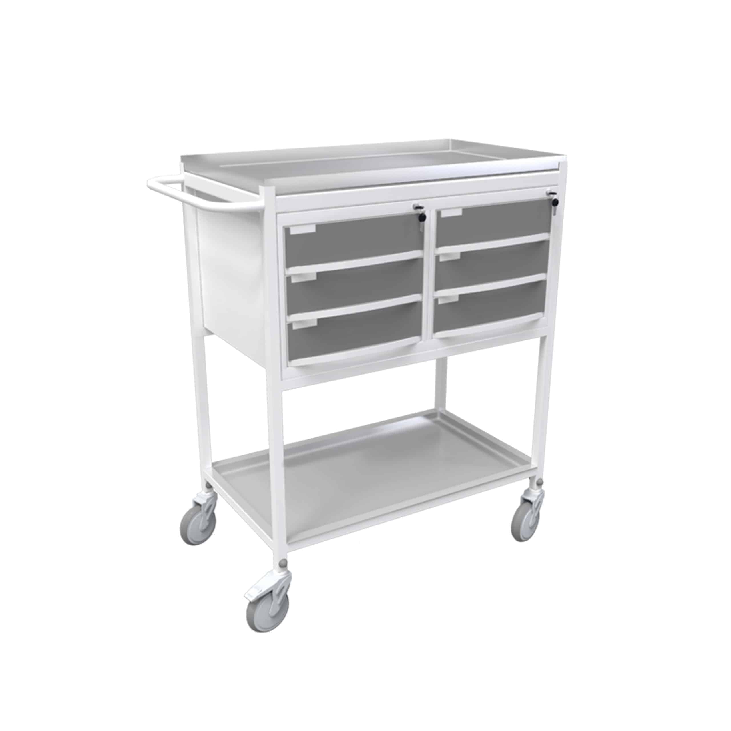 (MTR - 704) - Trolley with Six Moulded Drawers