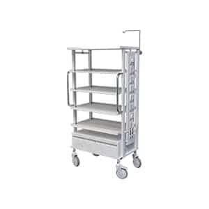 (MTR - 701) - Trolley with Four Adjustable Shelves