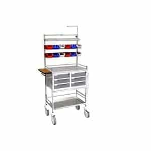 (ITR - 605) - Trolley with Stainless Steel Railing at 3 sides