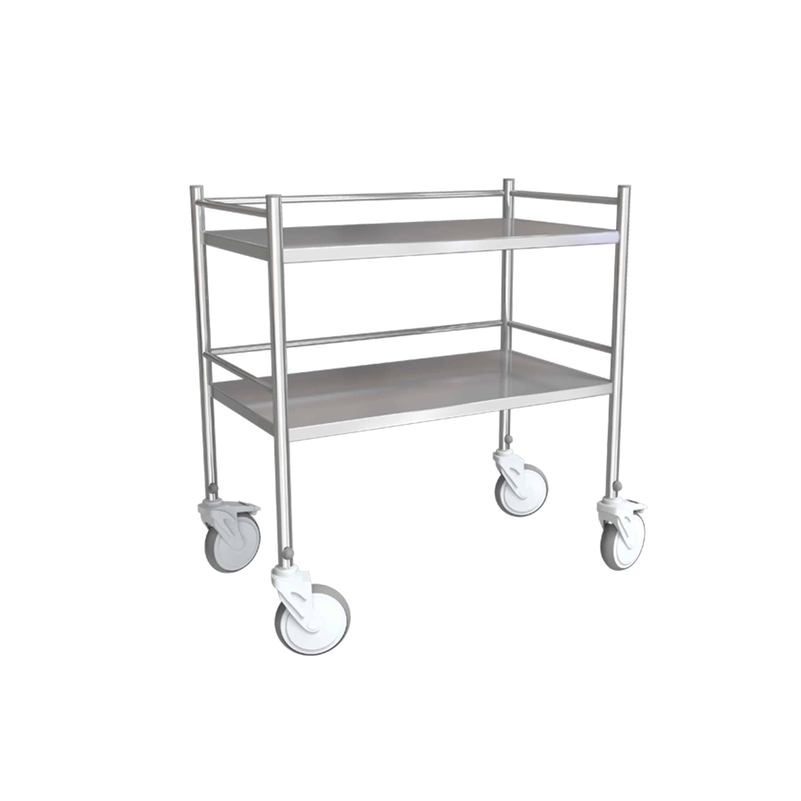 (ITR - 602) - Trolley with 3 Sided Stainless Steel Railing at 3 sides