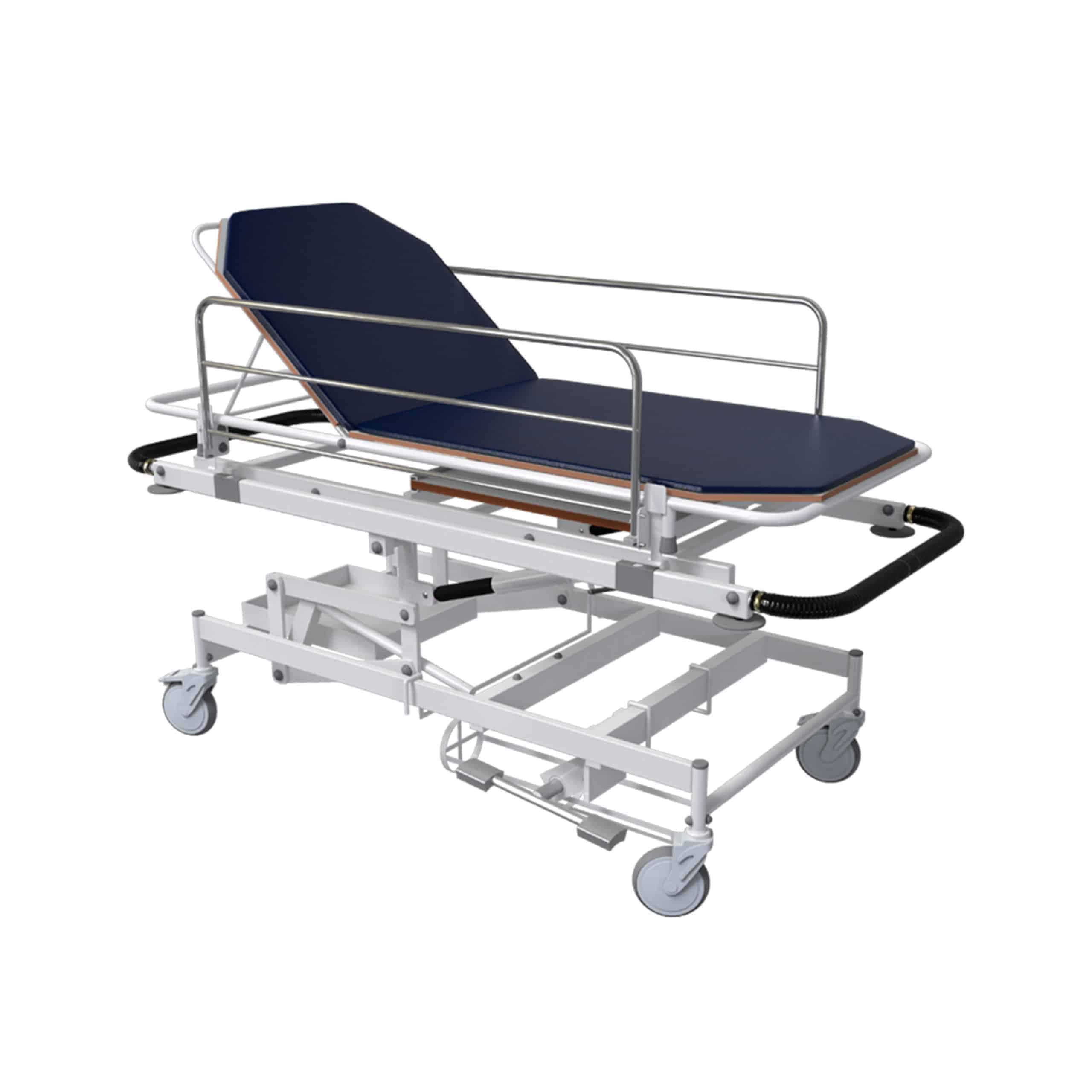 (HTR - 501) - Height Adjustable Foot Operation Trolley